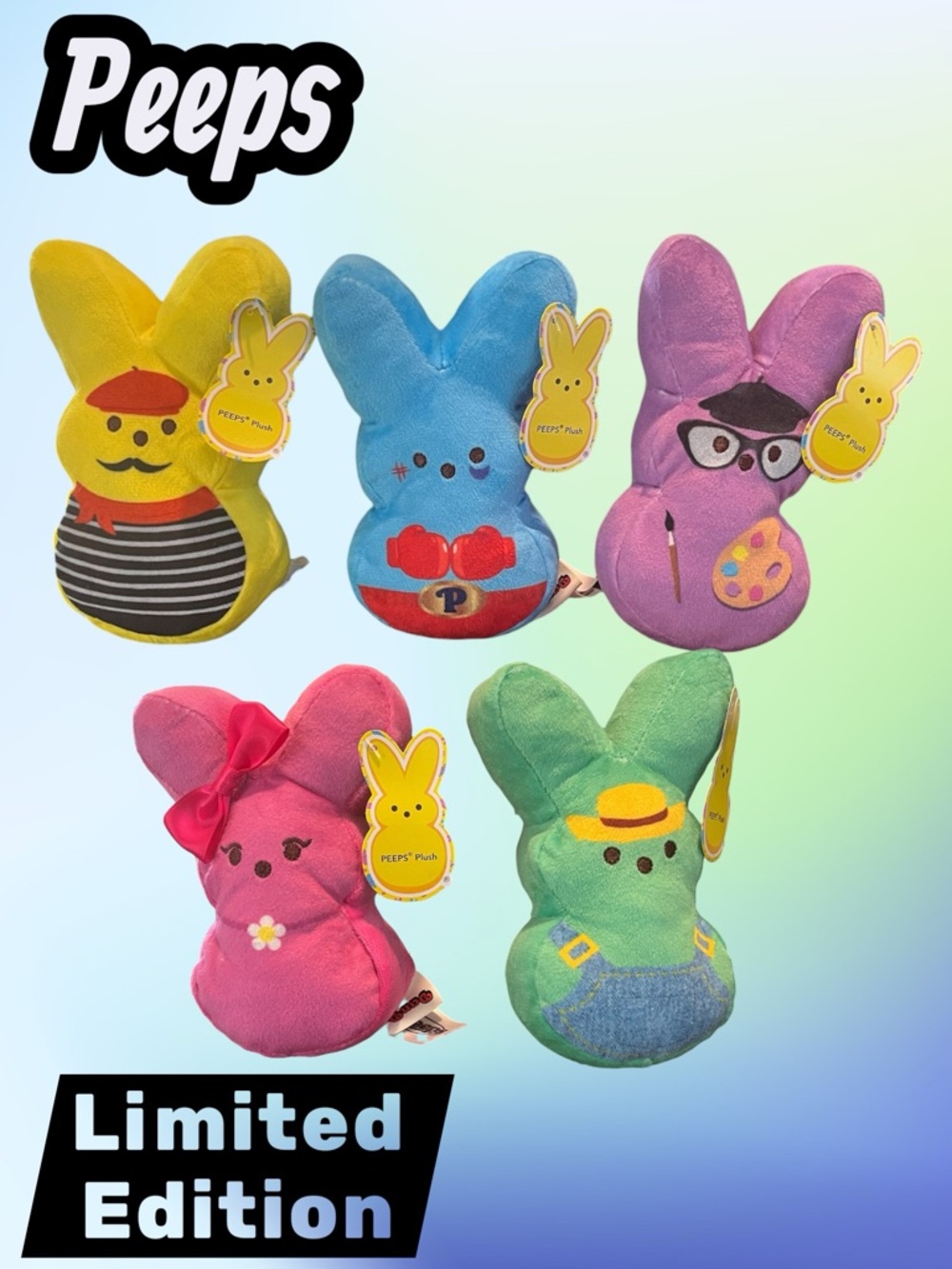 Limited Edition 2026 Peeps Costume Bunny Plush 6-Inch